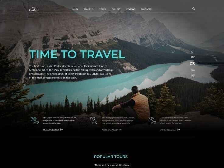 Traveling Website Design